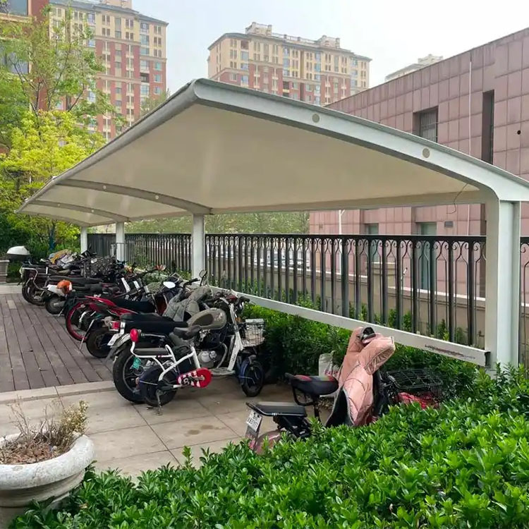 诸城市膜结构电动车棚